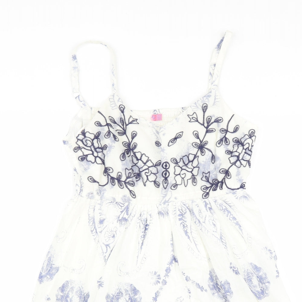 Preworn Womens Multicoloured Paisley  Fit & Flare  Size 12