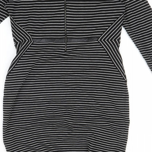 Autograph Womens Multicoloured Striped  A-Line  Size 12
