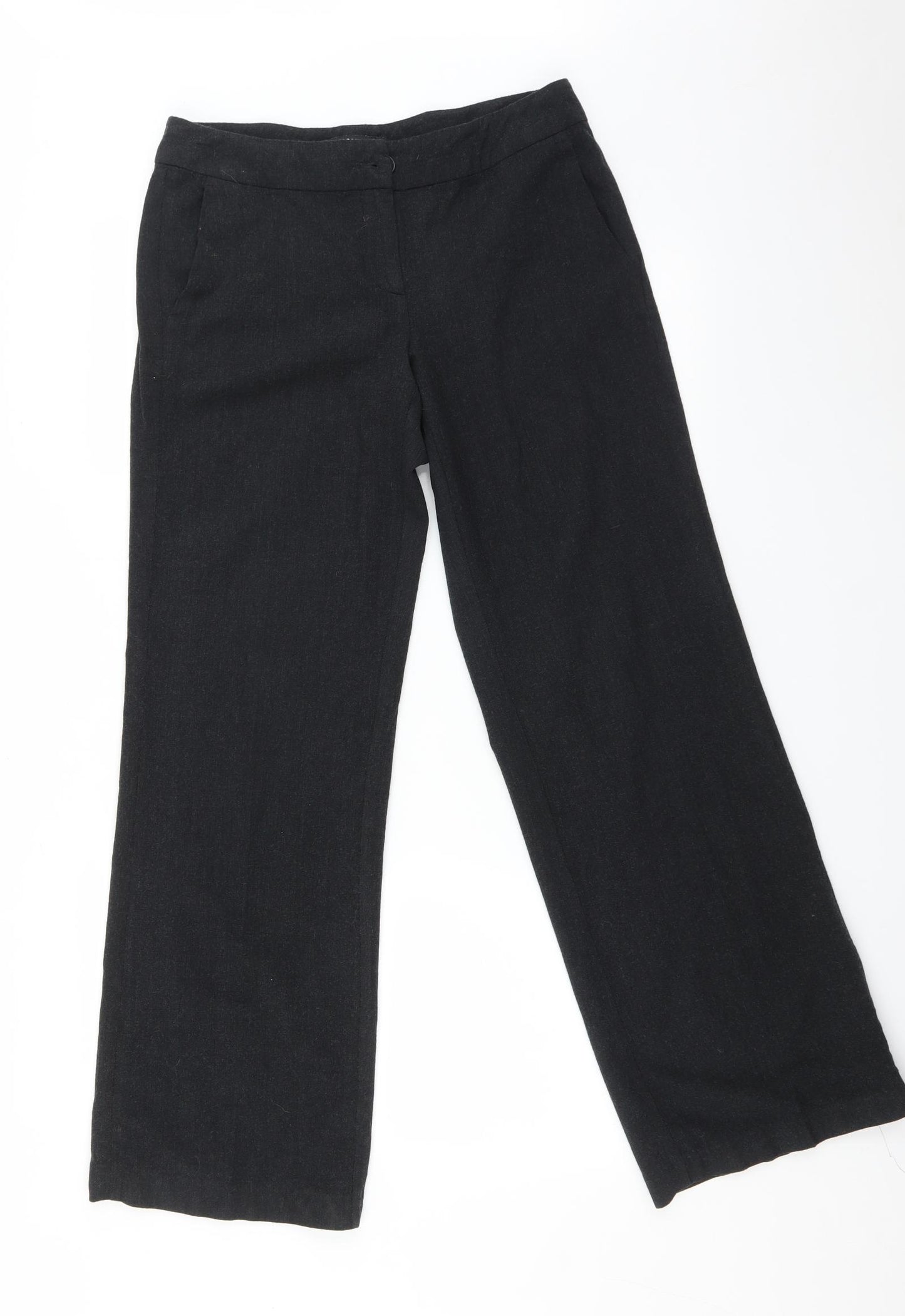 Preworn Womens Grey   Trousers  Size 12 L29 in