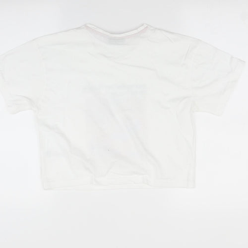 New Look Womens White   Basic T-Shirt Size S  - Friends