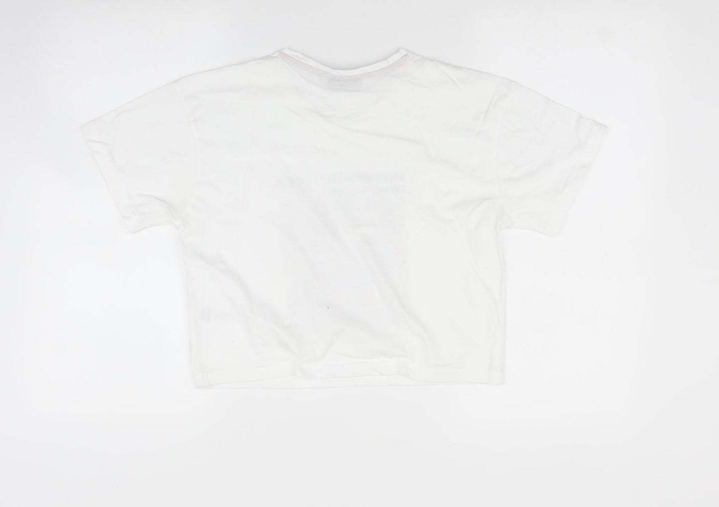 New Look Womens White   Basic T-Shirt Size S  - Friends