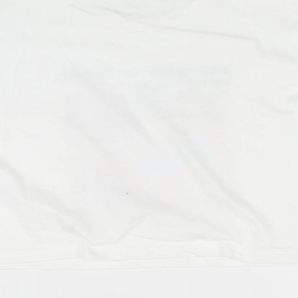 New Look Womens White   Basic T-Shirt Size S  - Friends