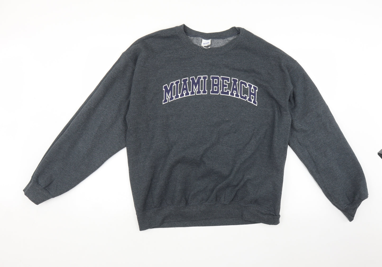 Gildan Womens Green   Pullover Jumper Size M  - Miami Beach