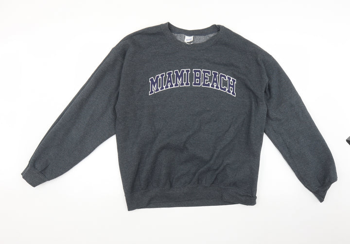 Gildan Womens Green   Pullover Jumper Size M  - Miami Beach