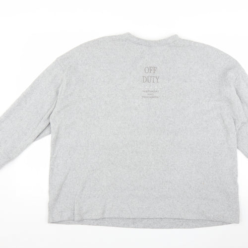 F&F Womens Grey   Pullover Jumper Size M