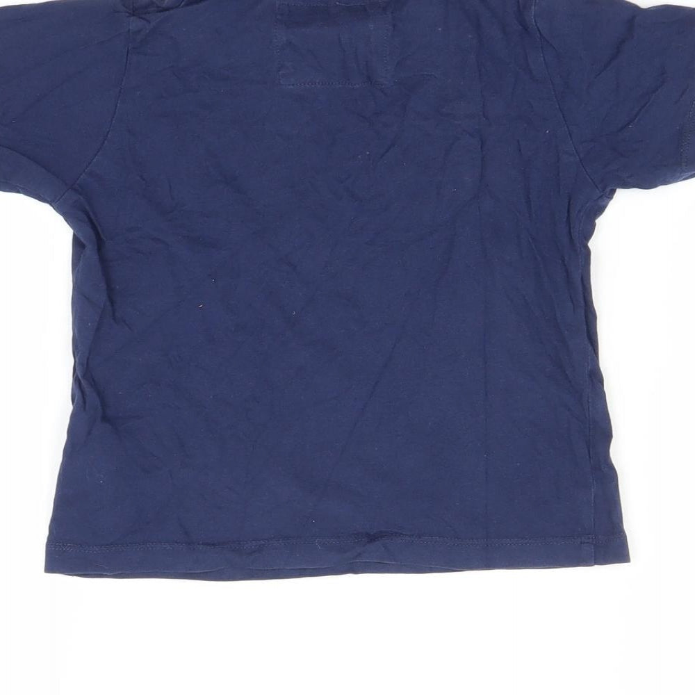 Primark Boys Blue   Basic T-Shirt Size 2-3 Years  - Queen