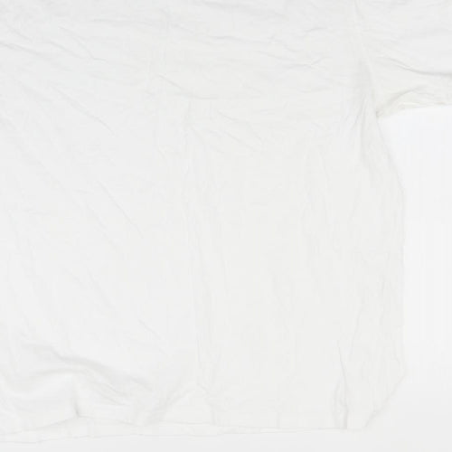 Kangaroo poo Mens White    T-Shirt Size 2XL