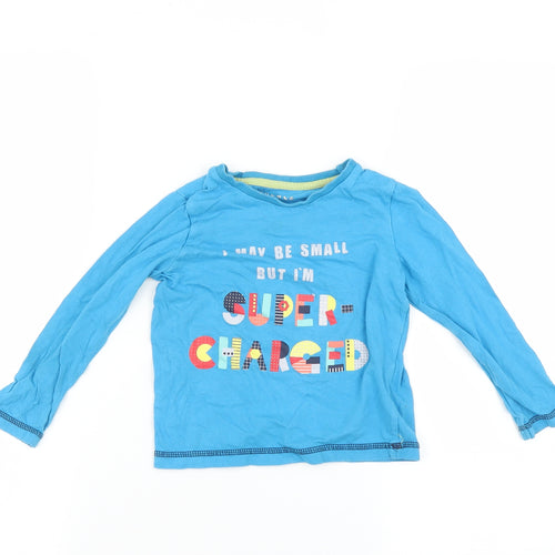 Nutmeg Baby Blue   Basic T-Shirt Size 18-24 Months