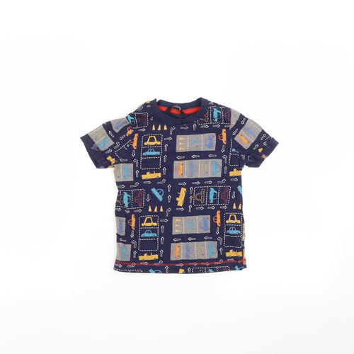 George Baby Blue   Basic T-Shirt Size 36 Months  - Cars