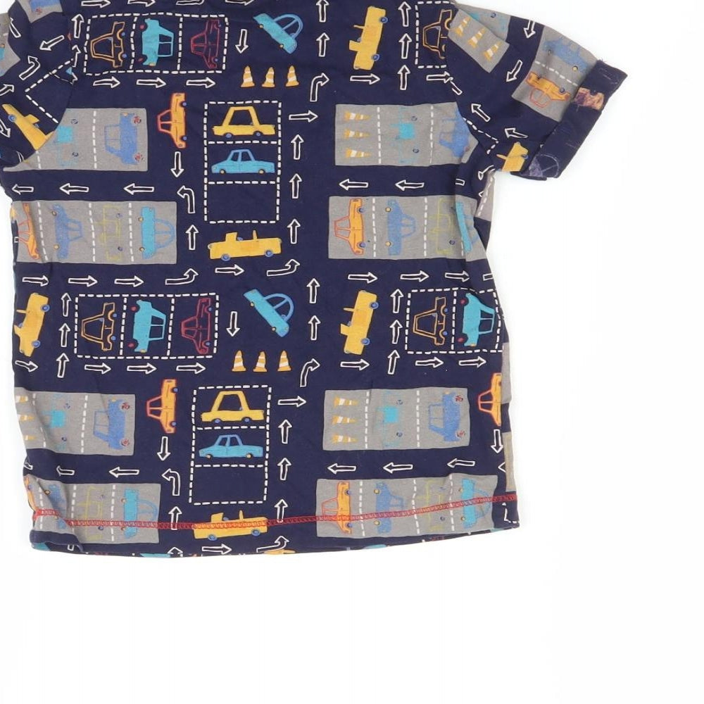 George Baby Blue   Basic T-Shirt Size 36 Months  - Cars