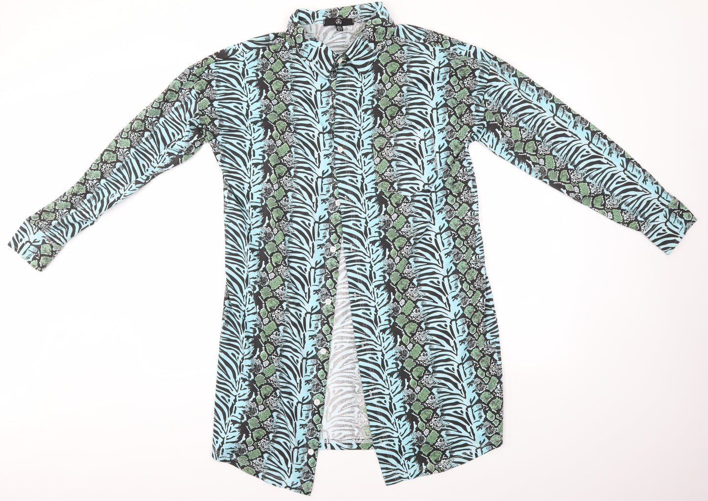 Missguided Womens Multicoloured   Basic Blouse Size 8