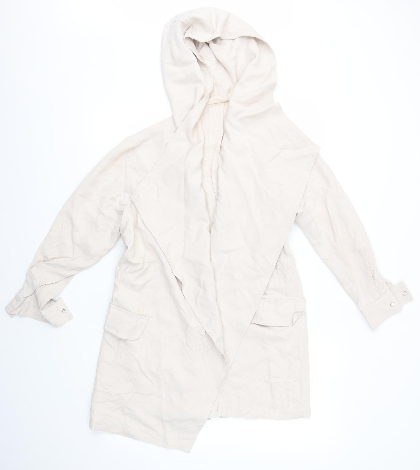 Preworn Womens Beige   Jacket Coat Size L