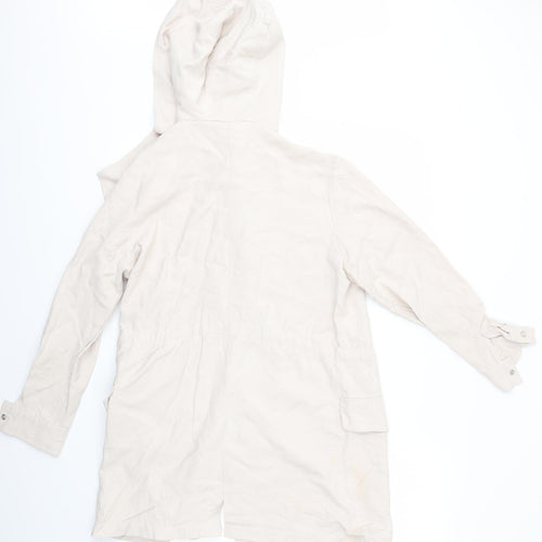 Preworn Womens Beige   Jacket Coat Size L
