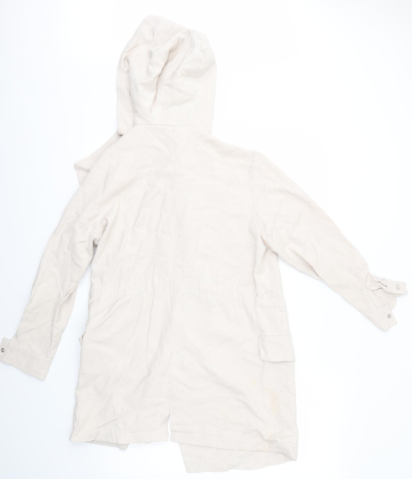 Preworn Womens Beige   Jacket Coat Size L