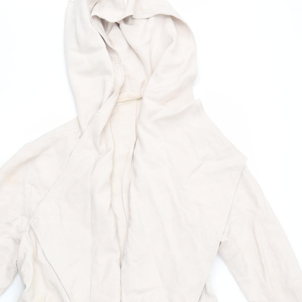 Preworn Womens Beige   Jacket Coat Size L