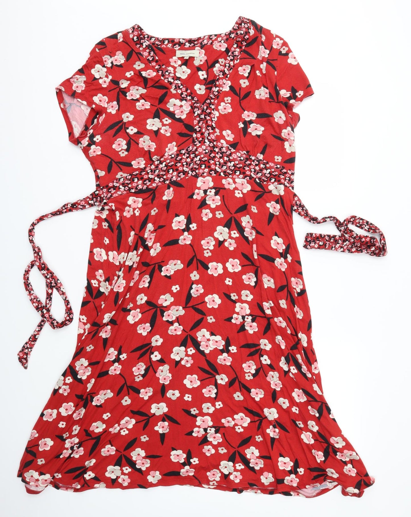 John Rocha Womens Multicoloured   A-Line  Size 18