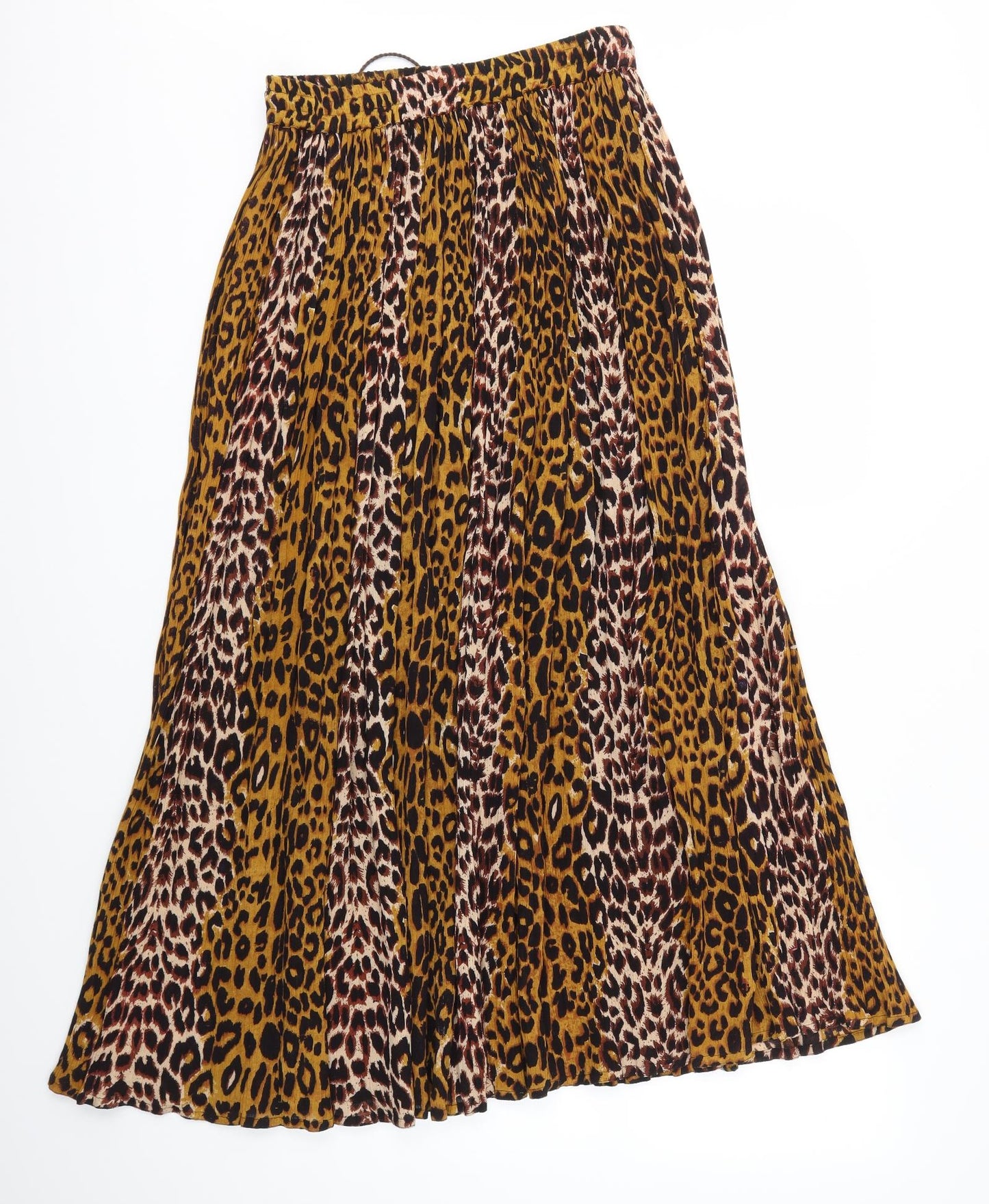 Preworn Womens Multicoloured Animal Print  Flare Skirt One Size