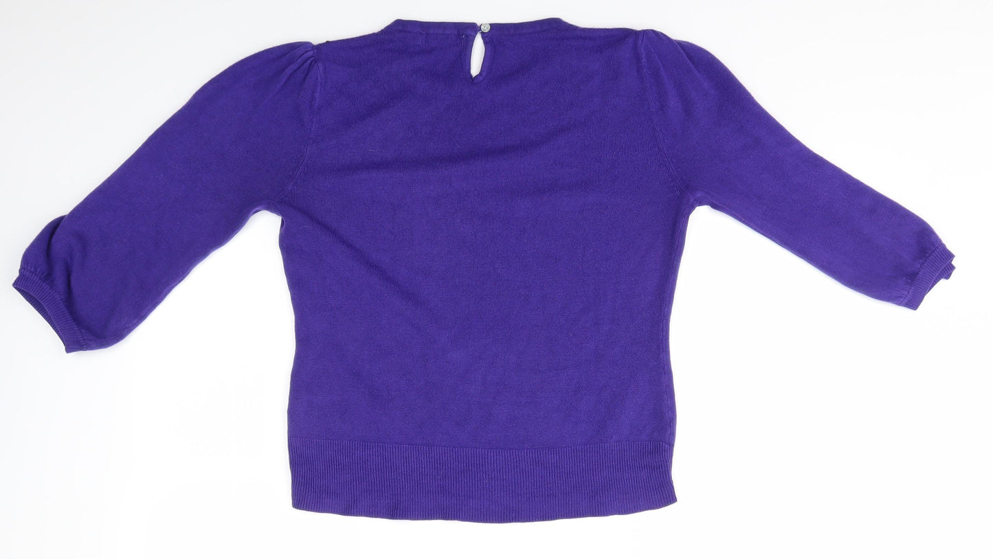 Primark Womens Blue   Pullover Jumper Size 16