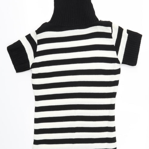 New Look Womens Multicoloured Striped  Pullover Jumper Size M