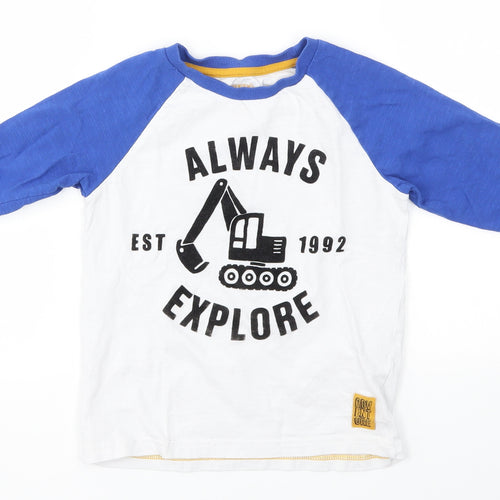 F&F Boys Multicoloured   Basic T-Shirt Size 6-7 Years