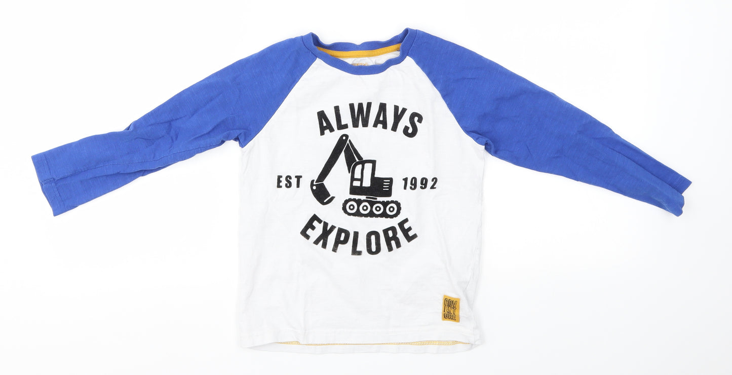 F&F Boys Multicoloured   Basic T-Shirt Size 6-7 Years
