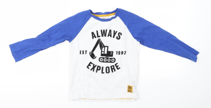 F&F Boys Multicoloured   Basic T-Shirt Size 6-7 Years