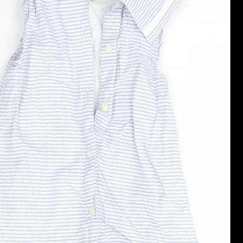 M&S Girls Multicoloured Striped  A-Line  Size 6-9 Months