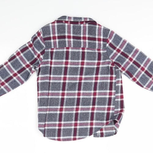 Matalan Boys Multicoloured Check  Basic Button-Up Size 7 Years