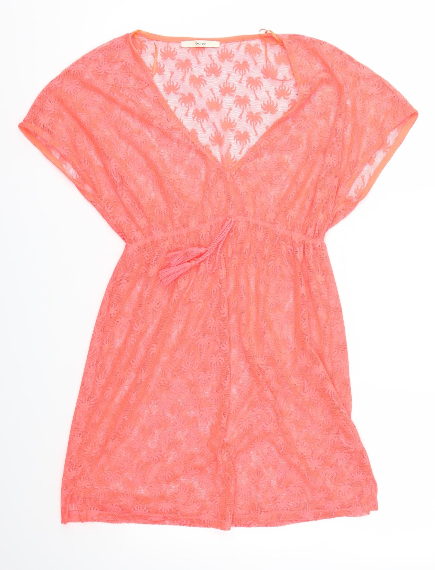 George Womens Orange   T-Shirt Dress  Size S