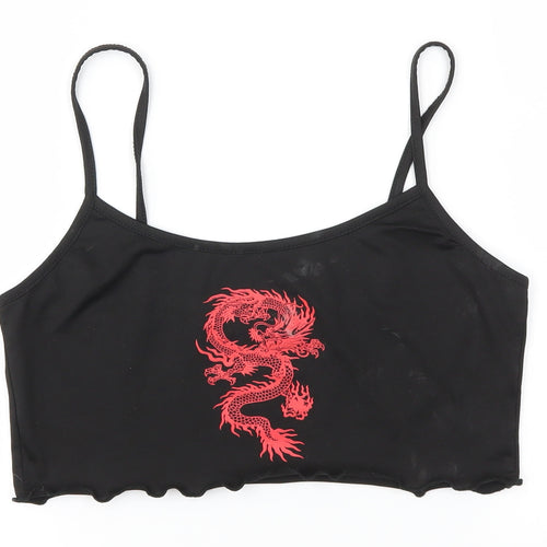 Preworn Womens Black   Camisole T-Shirt Size S