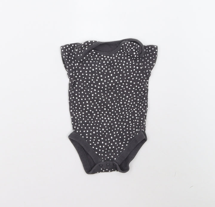 George  Grey Polka Dot  Babygrow One-Piece Size 12-18 Months