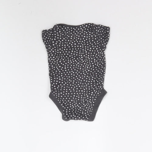 George  Grey Polka Dot  Babygrow One-Piece Size 12-18 Months