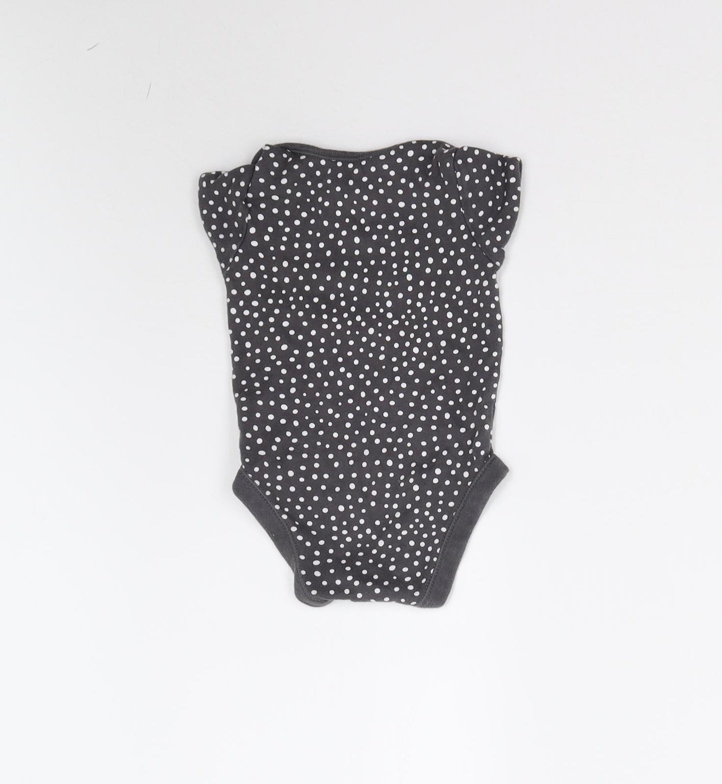George  Grey Polka Dot  Babygrow One-Piece Size 12-18 Months