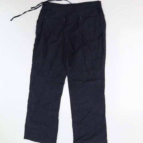 John Rocha Womens Blue   Trousers  Size 12 L28 in - Short