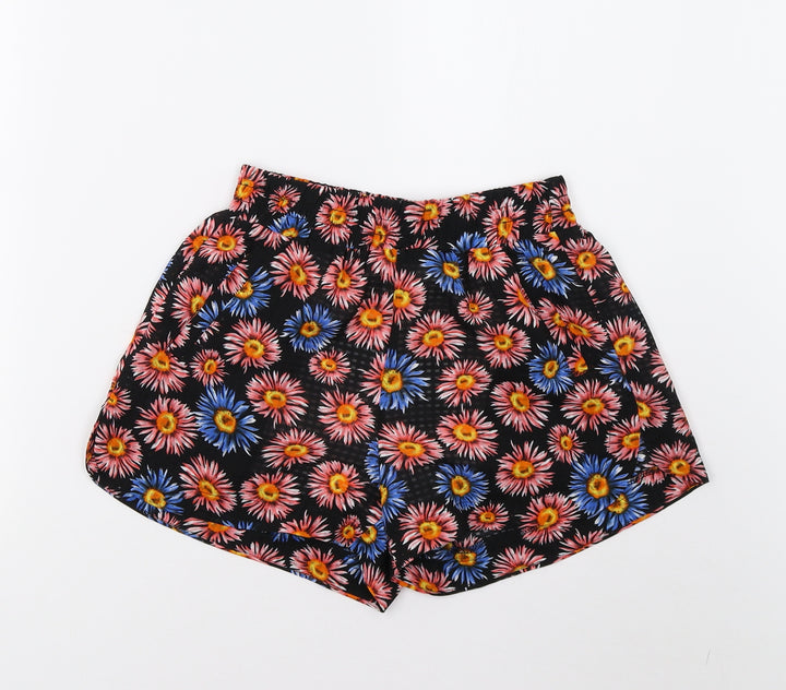 Hearts & Bows Womens Multicoloured Floral Sweat Shorts Size 8