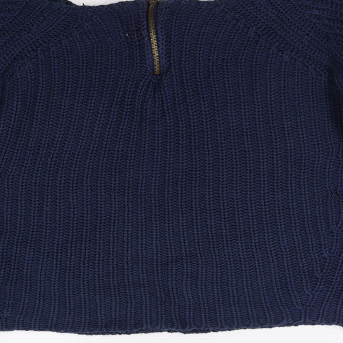 Golddigga Womens Blue  Knit Pullover Jumper Size 10