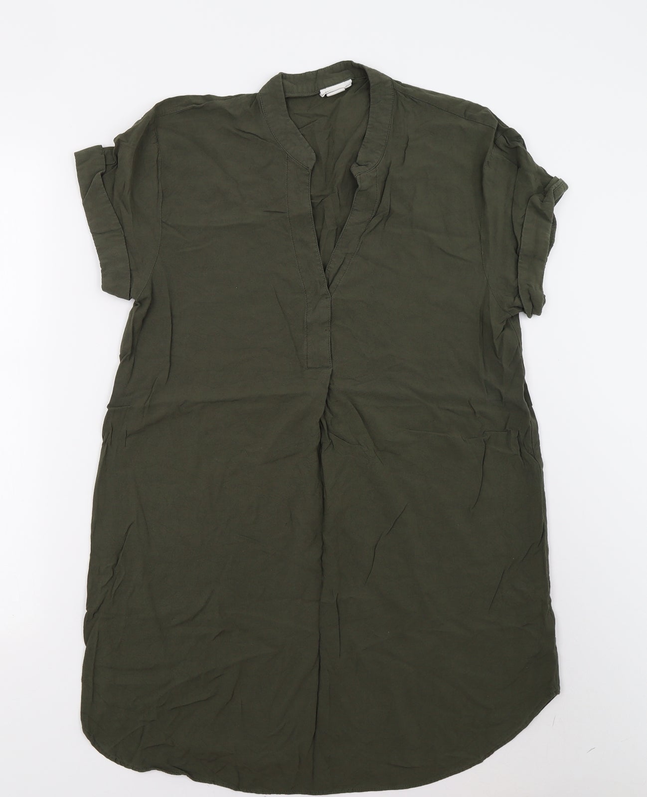 Anna Glover for H&M Womens Green   Shirt Dress  Size 10