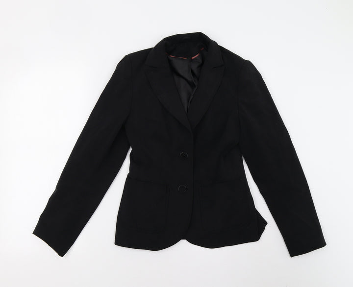 Bay Womens Black Jacket Blazer Size 10