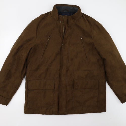 Matalan Mens Brown   Overcoat Coat Size 2XL