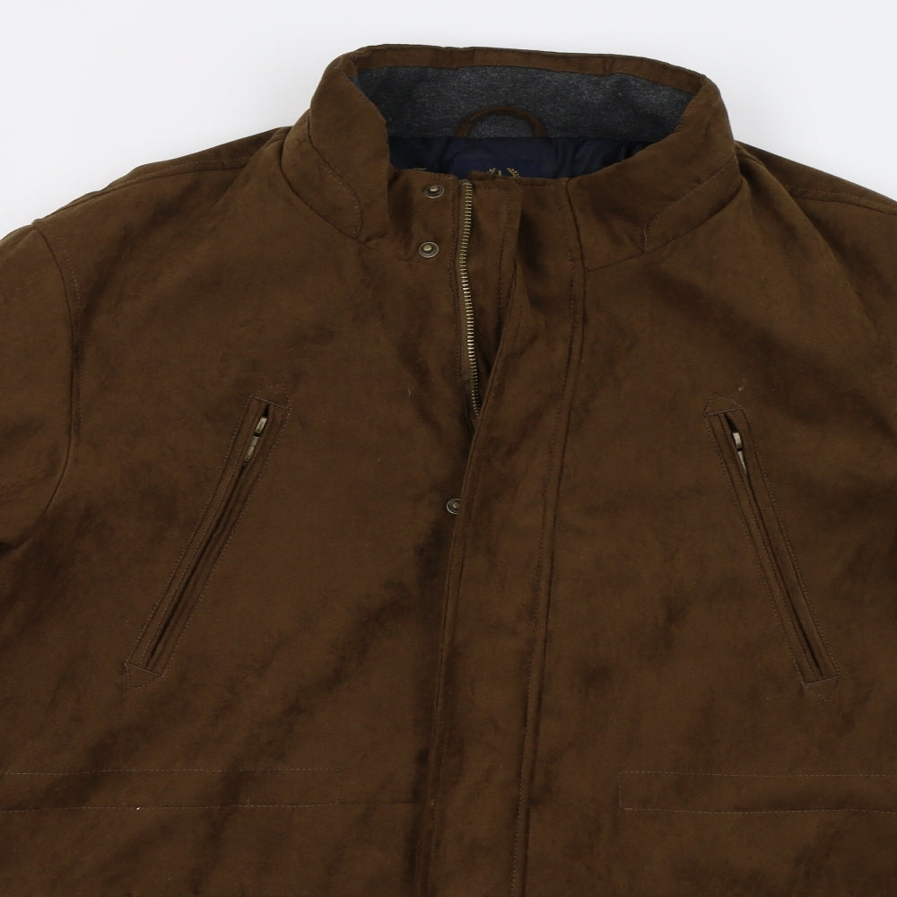 Matalan Mens Brown   Overcoat Coat Size 2XL