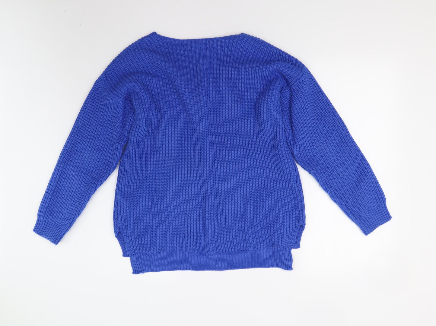 Primark Womens Blue  Knit Pullover Jumper Size M