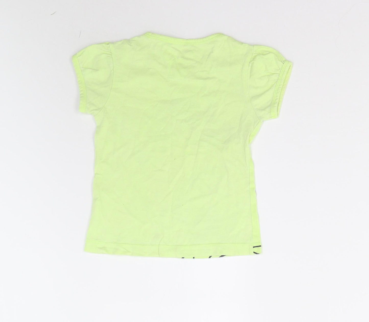 Disney Stores Girls Yellow   Basic T-Shirt Size 2 Years  - Minnie Mouse