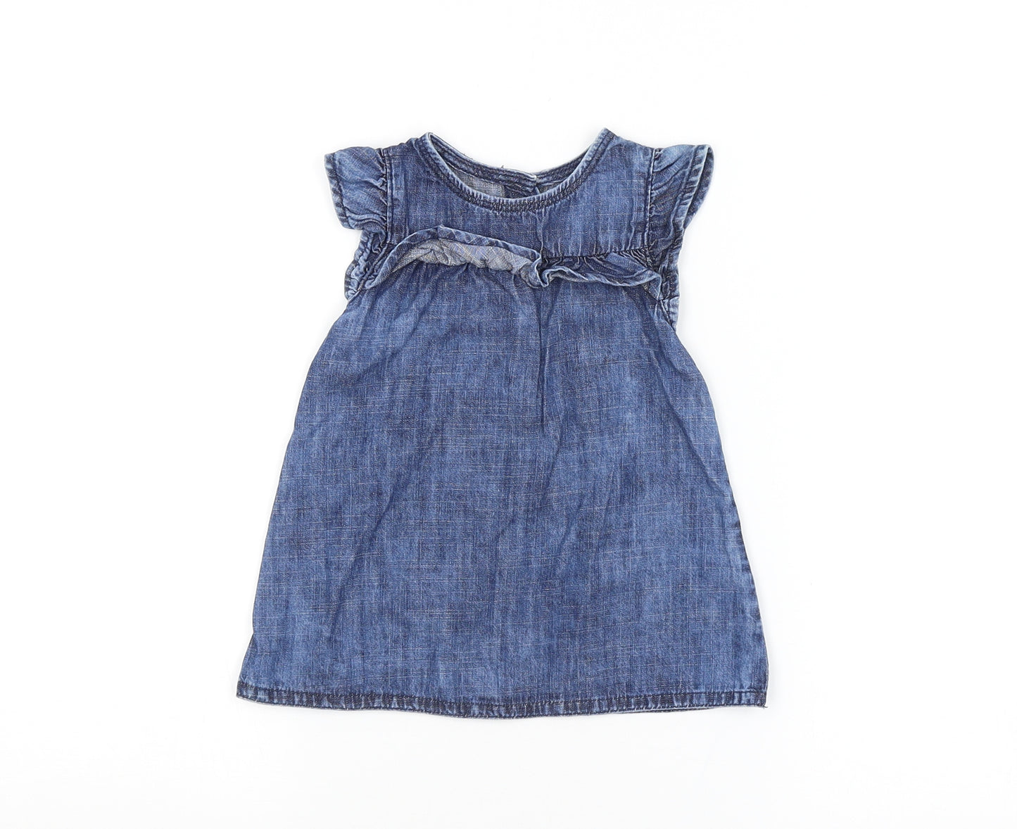 NEXT Girls Blue   Dungaree One-Piece Size 3-6 Months