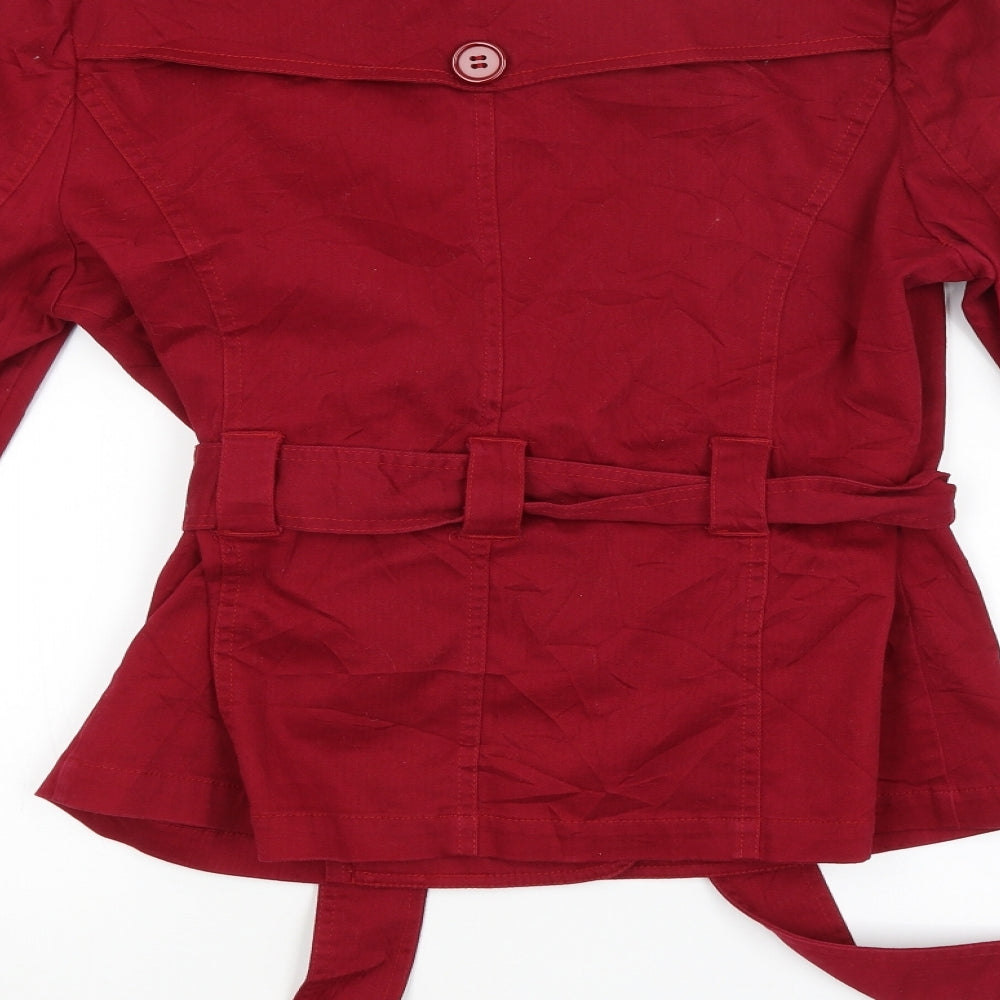 M&CO. Womens Red   Jacket  Size 14