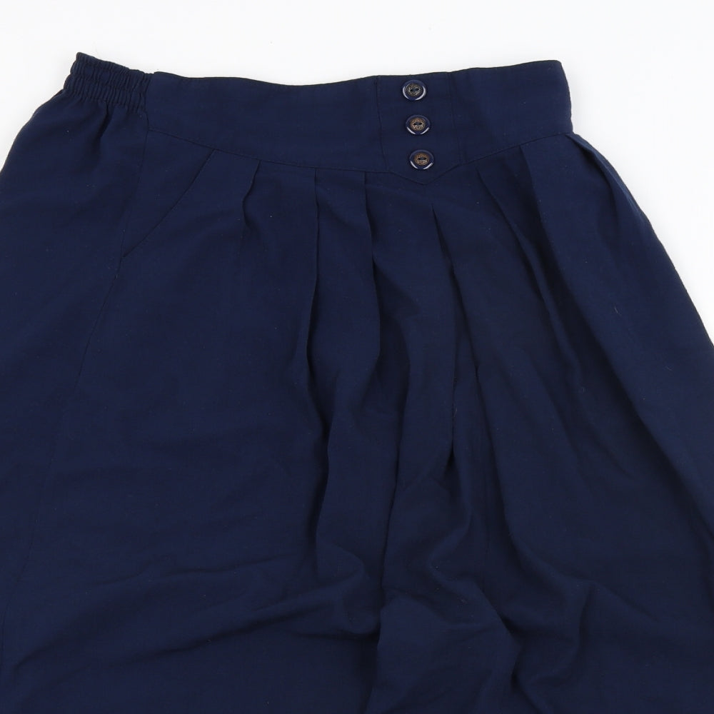 MARIELLE Womens Blue   A-Line Skirt Size 16