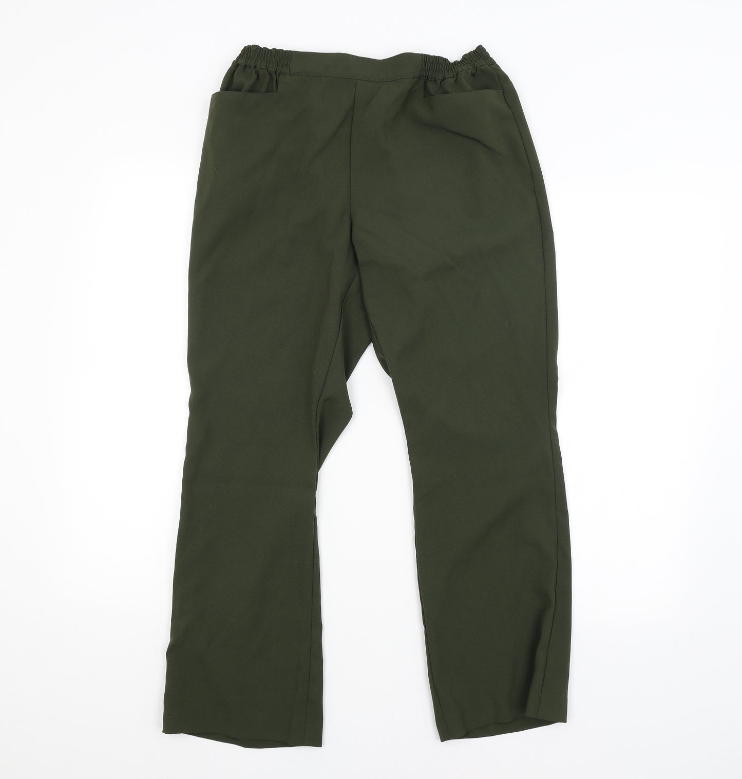 Cotton Traders Womens Green   Trousers  Size 12 L25 in