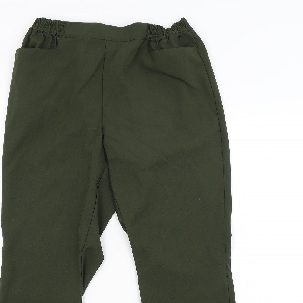 Cotton Traders Womens Green   Trousers  Size 12 L25 in