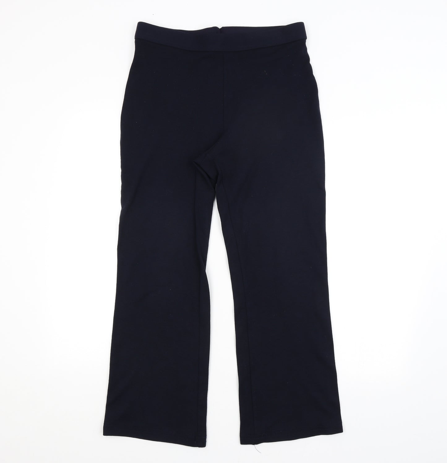 M&S Womens Blue   Trousers  Size 14 L20 in