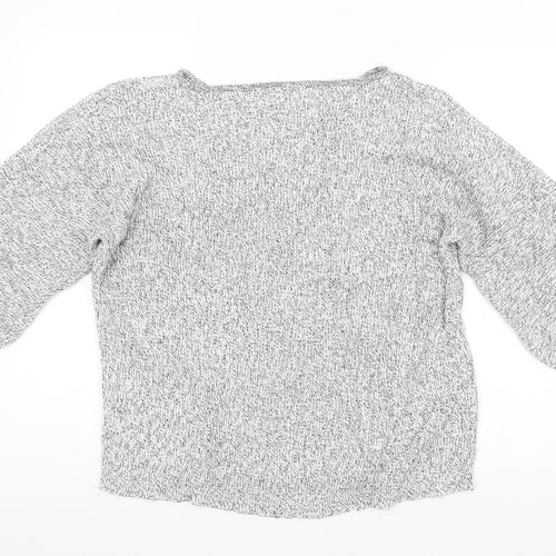 H&M Womens Grey   Pullover Jumper Size M