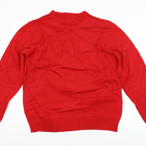 Cedar Wood State Mens Red   Pullover Jumper Size L